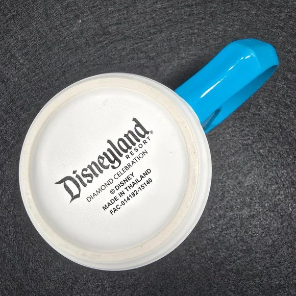 Disneyland Resort Diamond Celebration Mug D Handle Ceramic Coffee Park - Picture 7 of 9